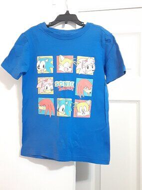 Sonic The Hedgehog Boys Size Small Short Sleeve T-Shirt
